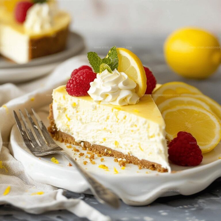 The Easiest Lemon Cheesecake Recipe