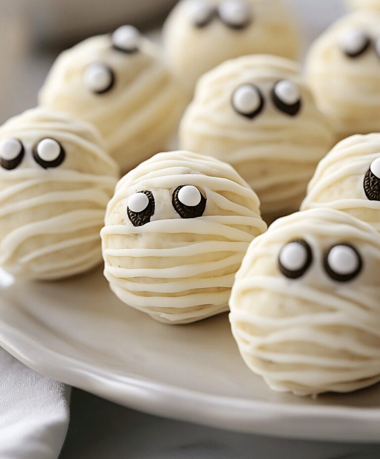 Mummy Oreo Balls Recipe
