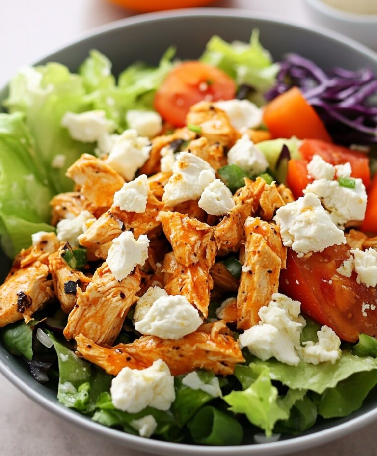 Zesty Buffalo Chicken Salad Recipe
