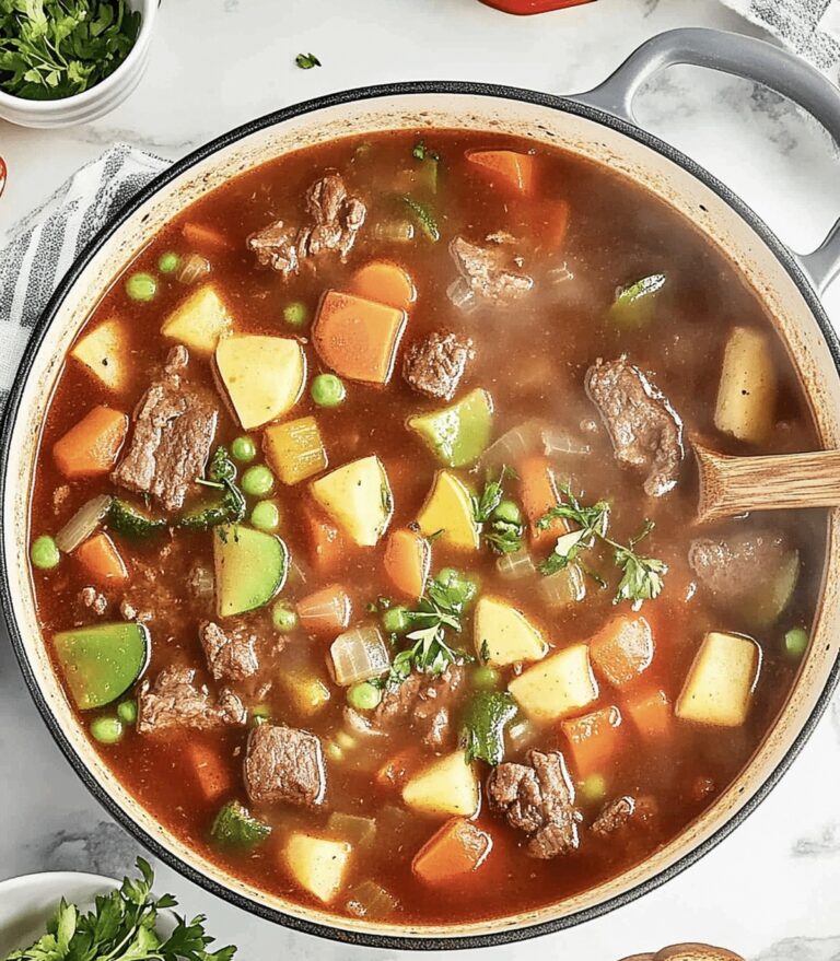Vegetable Beef Soup Recipe