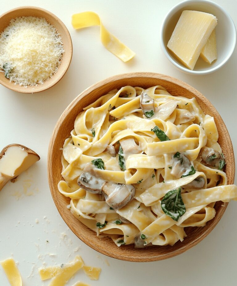 Garlic Mushroom Pasta Recipe