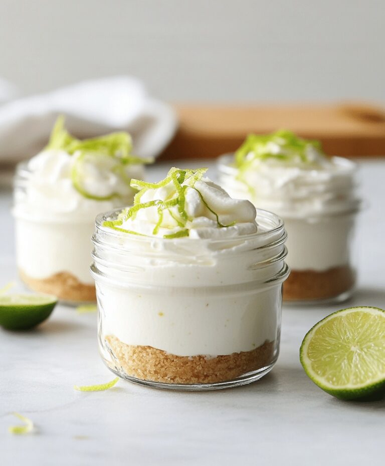 No-bake Key Lime Cheesecake Jars Recipe
