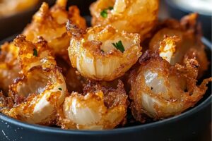 Crispy Mini Blooming Onions In Air Fryer Recipe