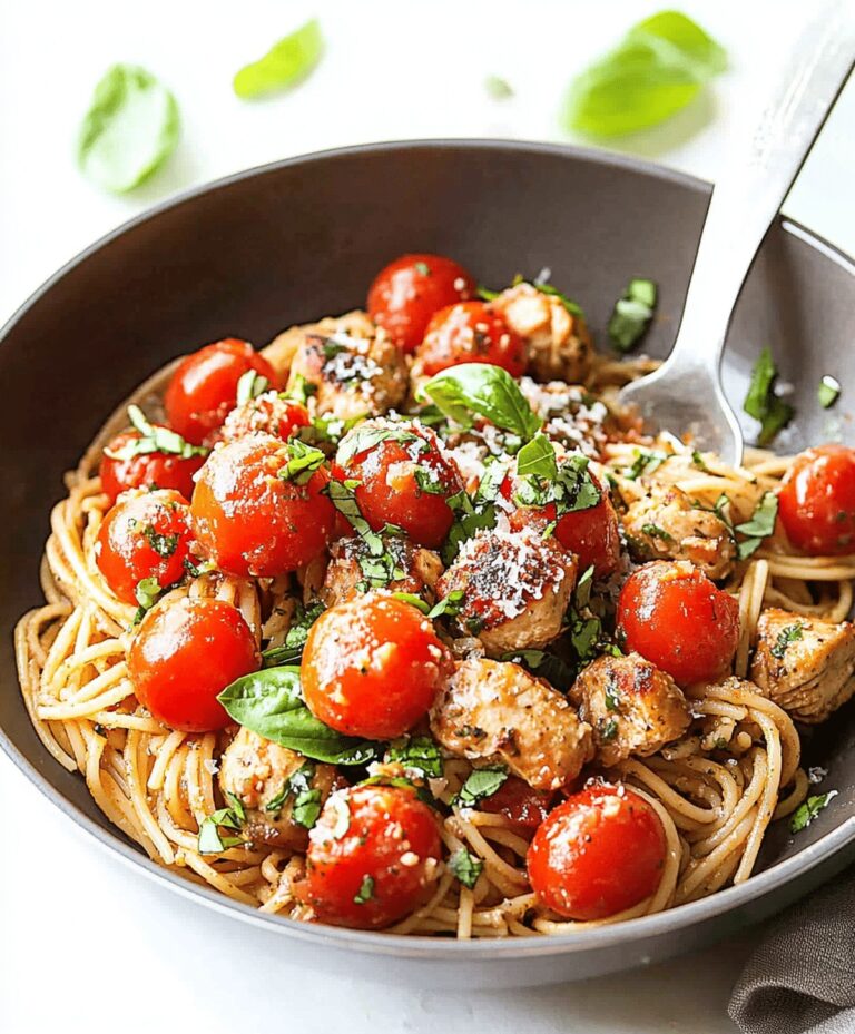 Delicious Bruschetta Chicken Pasta Recipe