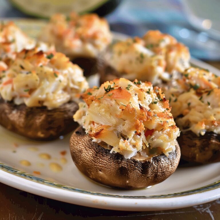 Crab Stuffed Mushrooms Recipe