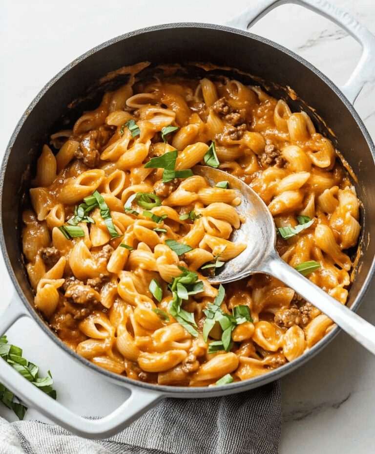 One-pot Cheeseburger Pasta Recipe