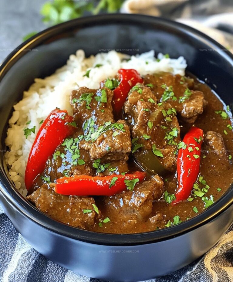 Pepper Steak In A Crock Pot Recipe