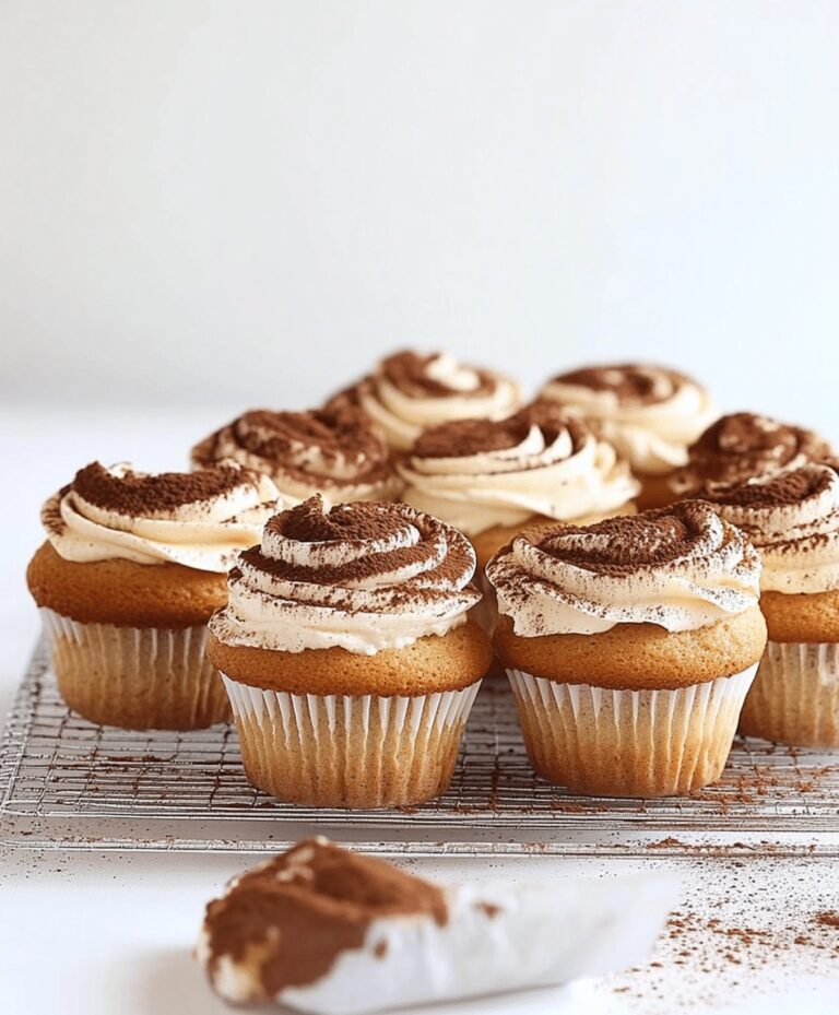 Indulgent Tiramisu Cupcakes Recipe