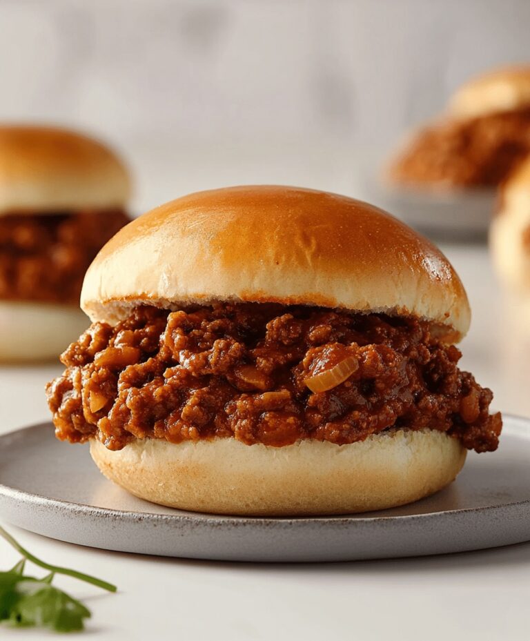 Homemade Sloppy Joe Recipe
