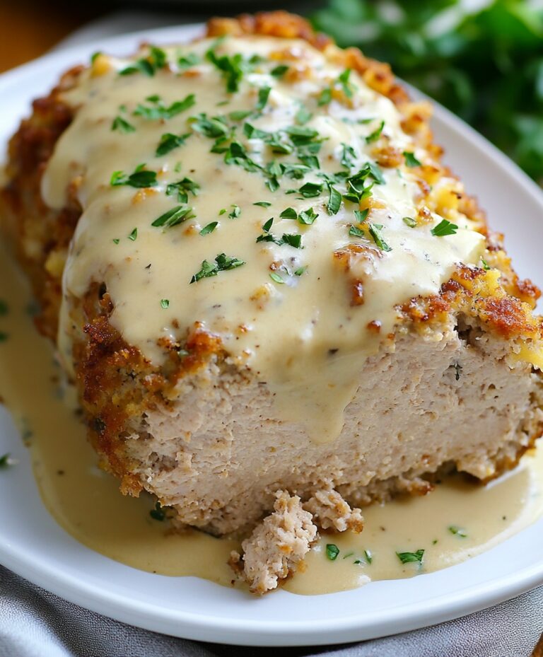 Delectable Chicken Cordon Bleu Meatloaf Recipe