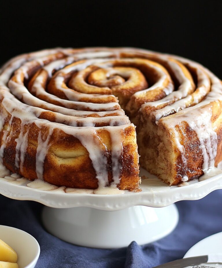Moist Cinnamon Roll Cake Recipe
