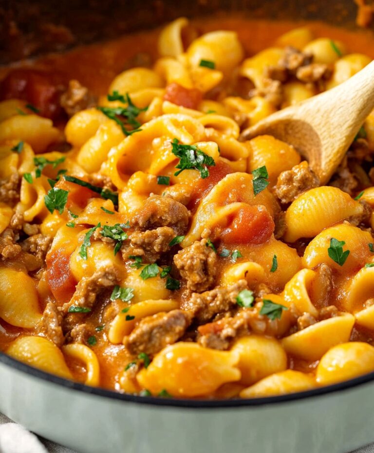 Quick One Pot Beef Taco Pasta Recipe