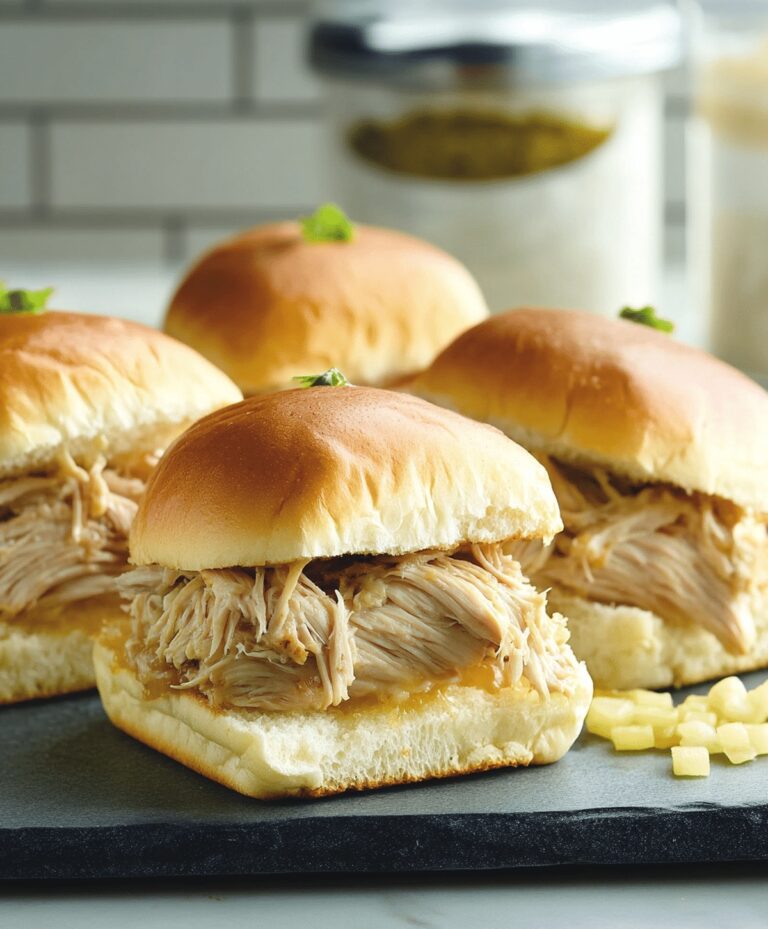 Tender Mississippi Chicken Sliders Recipe