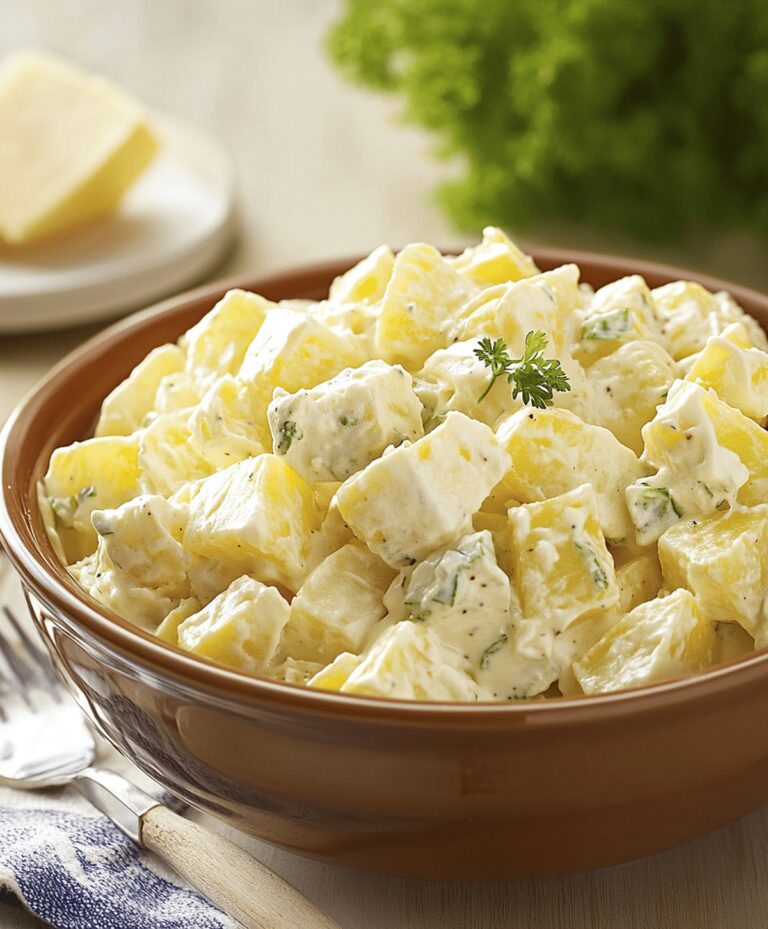 Cheesy Potato Salad Recipe