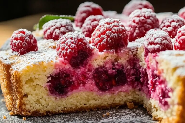 Raspberry Cream Cheese Coffee Cake Recipe
