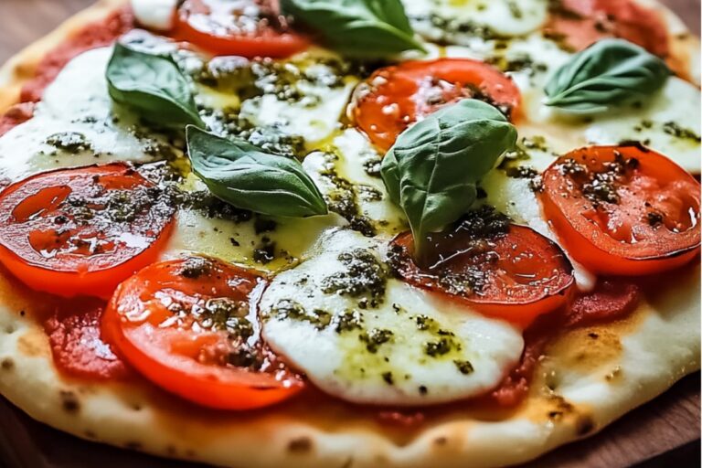 Quick Caprese Naan Pizza Recipe