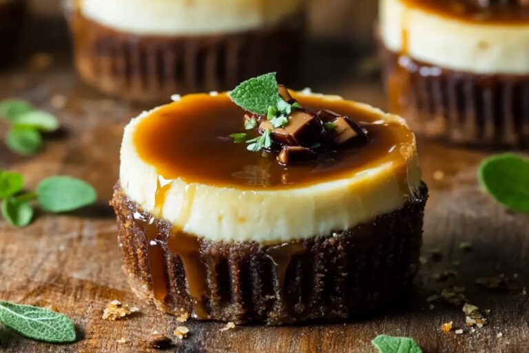 Mini Turtle Cheesecakes Recipe