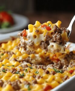 Cheesy Hamburger Supreme Casserole Recipe