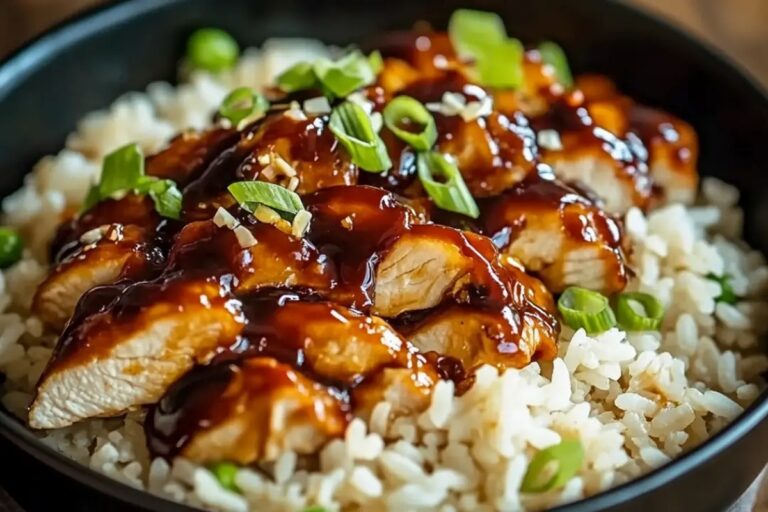 One-Pan Bold Honey Bbq Chicken Rice Recipe