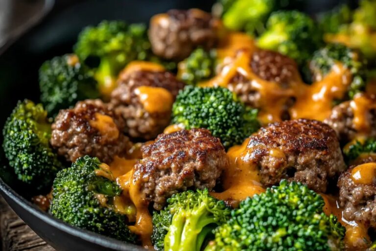 Keto Hamburger And Broccoli Skillet Recipe