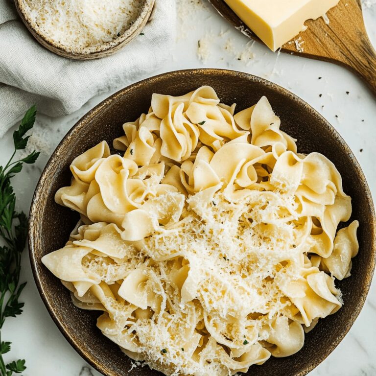 Quick And Easy Garlic Butter Noodles Recipe