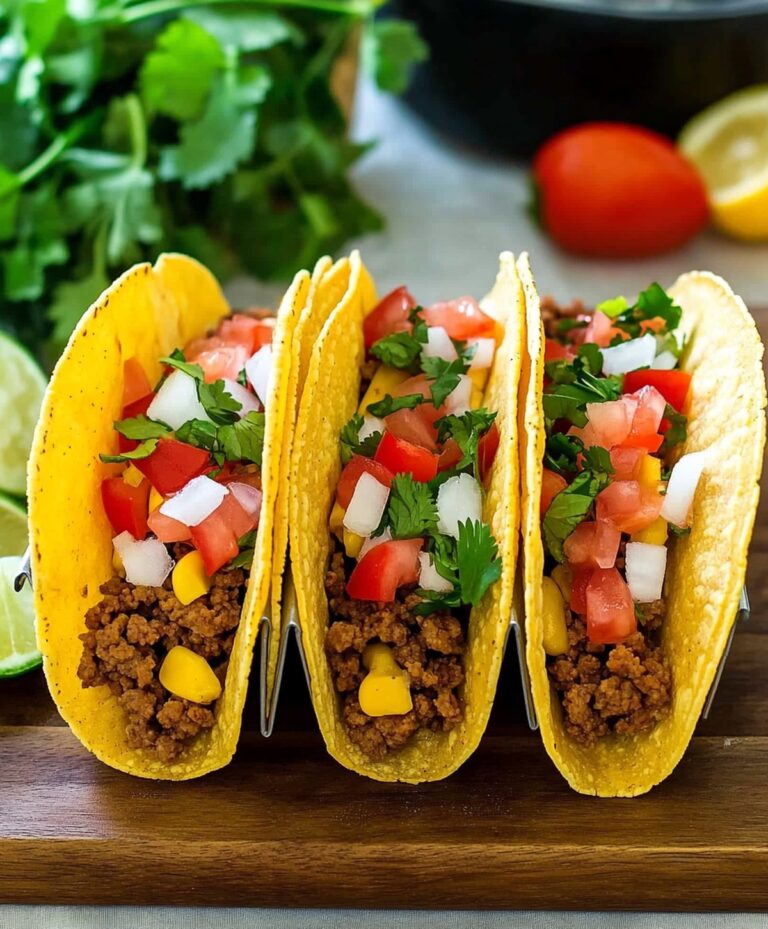Quick Ground Beef Tacos Recipe