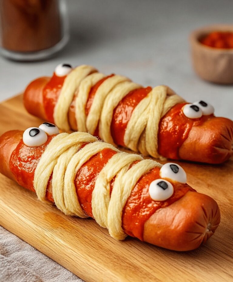 Halloween Mummy Hotdogs Recipe