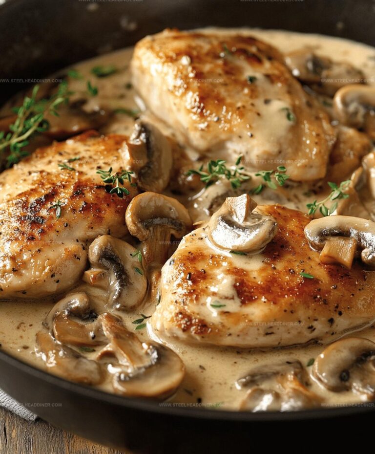 Creamy Mushroom Chicken Recipe