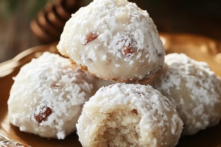 Buttery Pecan Snowball Cookies Recipe