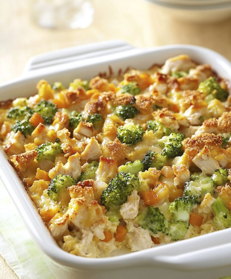 Creamy Broccoli Chicken Casserole Recipe