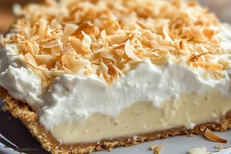 No Bake Coconut Cream Pie Recipe