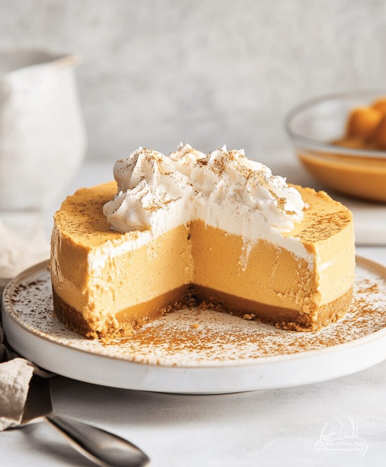 Creamy No-Bake Pumpkin Cheesecake Recipe