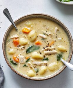Creamy Slow Cooker Chicken Gnocchi Soup Recipe