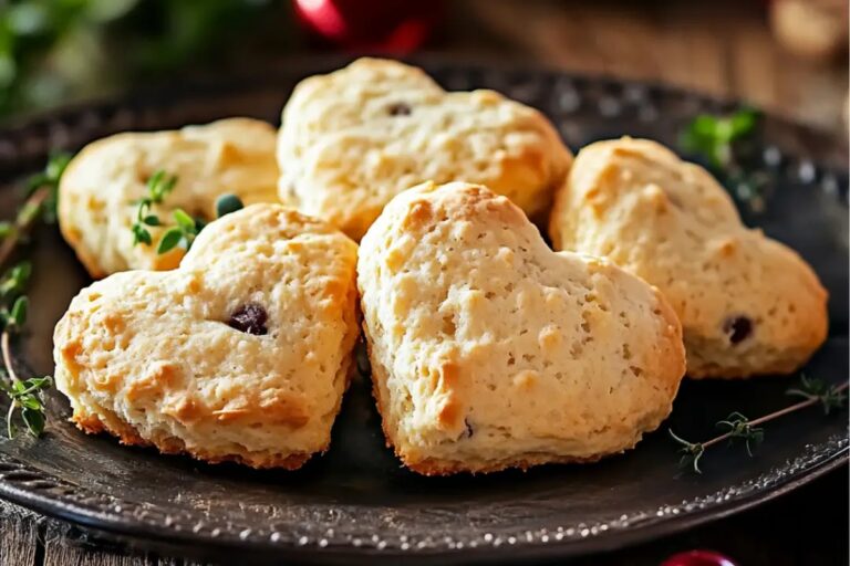 Valentine Heart-Shaped Scones Recipe