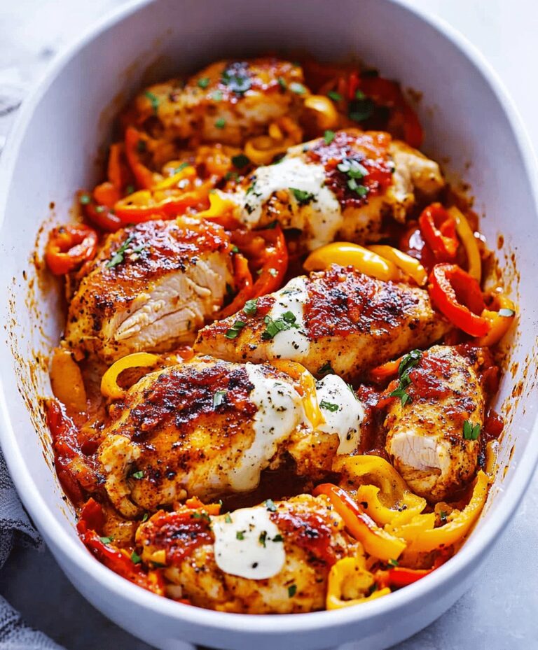 Cajun Chicken With Sweet Peppers Recipe