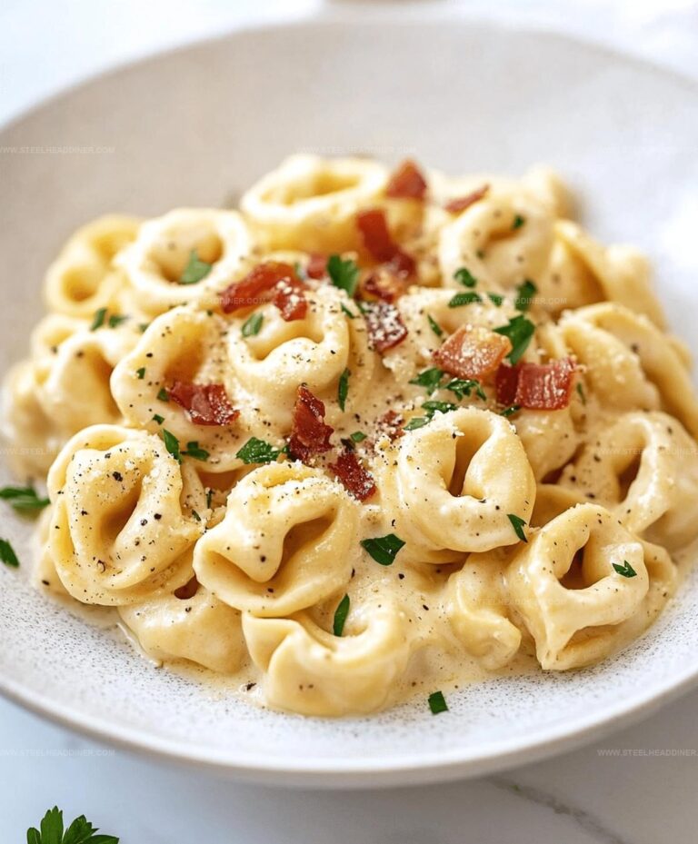 Creamy Tortellini Carbonara Recipe