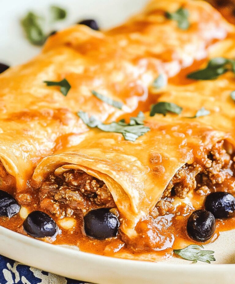 Ground Beef Enchiladas Recipe