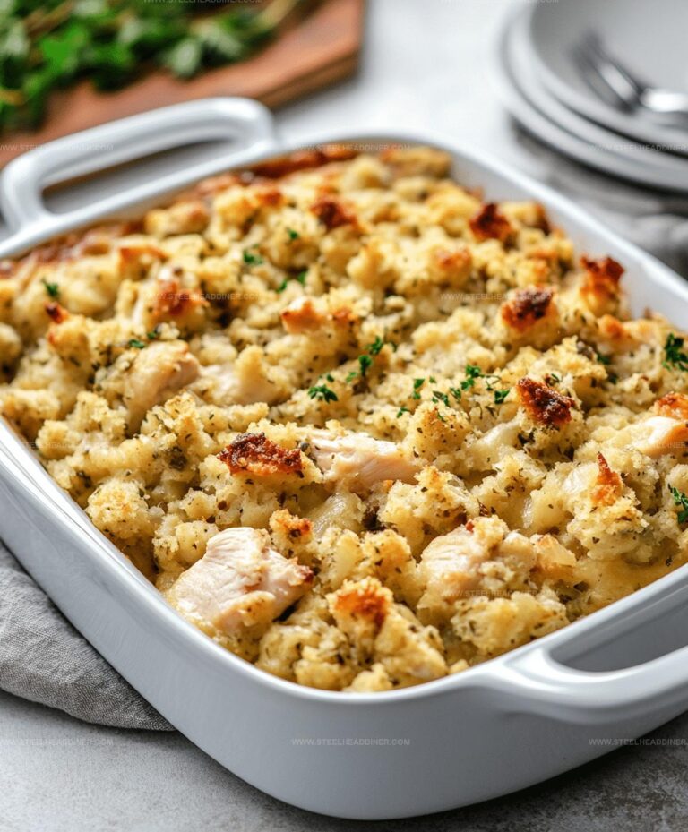 Easy Chicken & Stuffing Bake Recipe