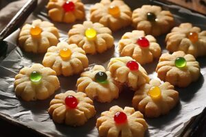 Shortbread Cookies With Jelly Tots Recipe