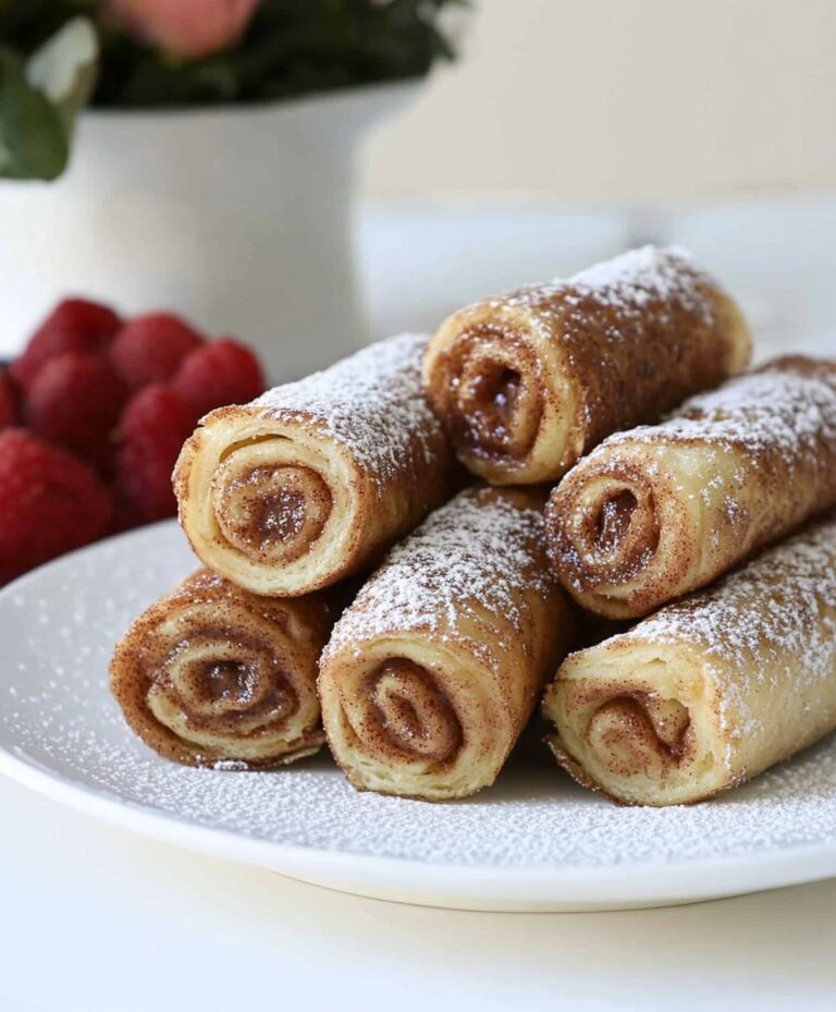 Delightful Cinnamon Roll French Toast Roll-up Recipe