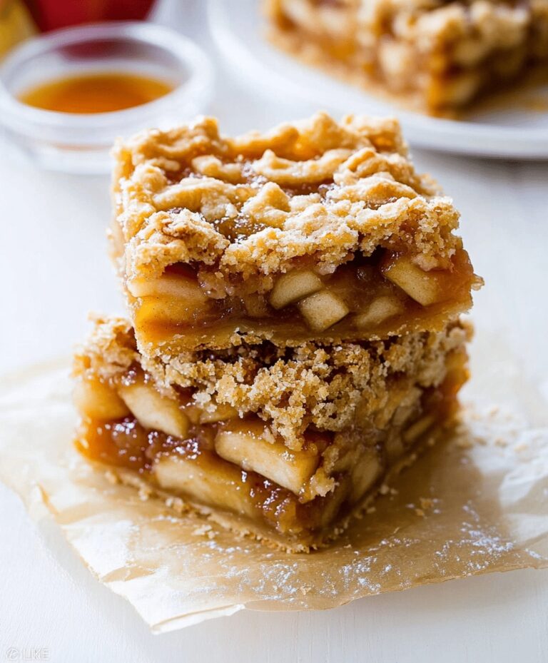 Flaky Apple Pie Bars Recipe