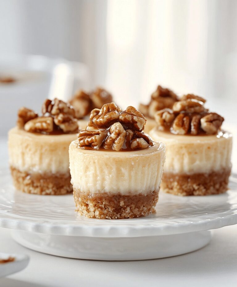 Delightful Mini Pecan Pie Cheesecakes Recipe
