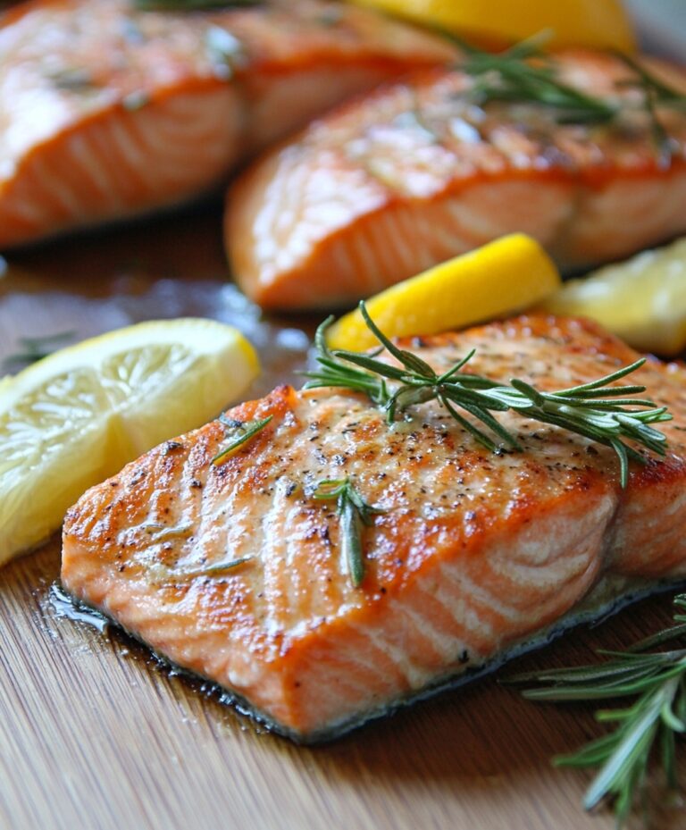 Zesty Lemon Rosemary Salmon Recipe