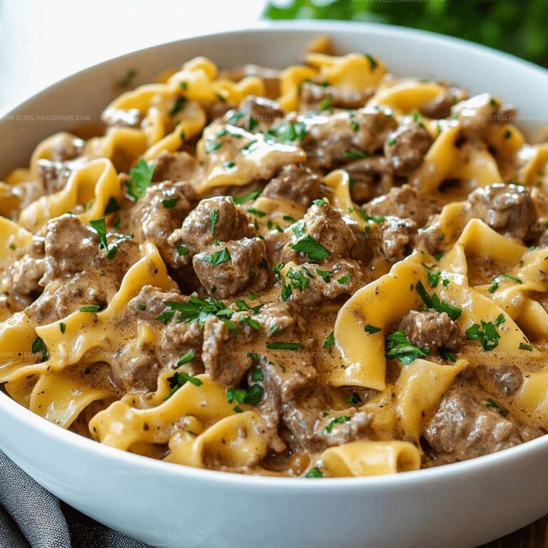 One Pot Beef Stroganoff Recipe