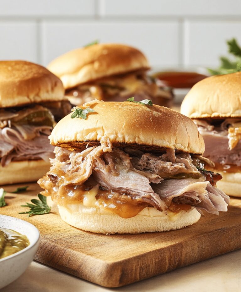 Quick French Dip Sliders Recipe