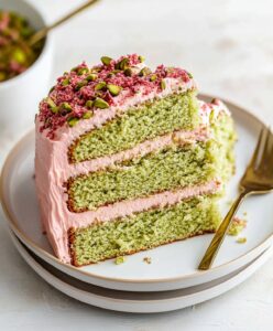 Pistachio Cream Cake Recipe