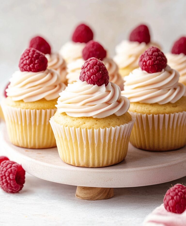 Raspberry Lemon Cupcakes Recipe