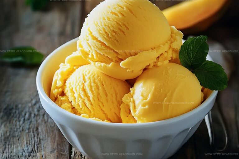 Mango Ice Cream (No-Churn) Recipe