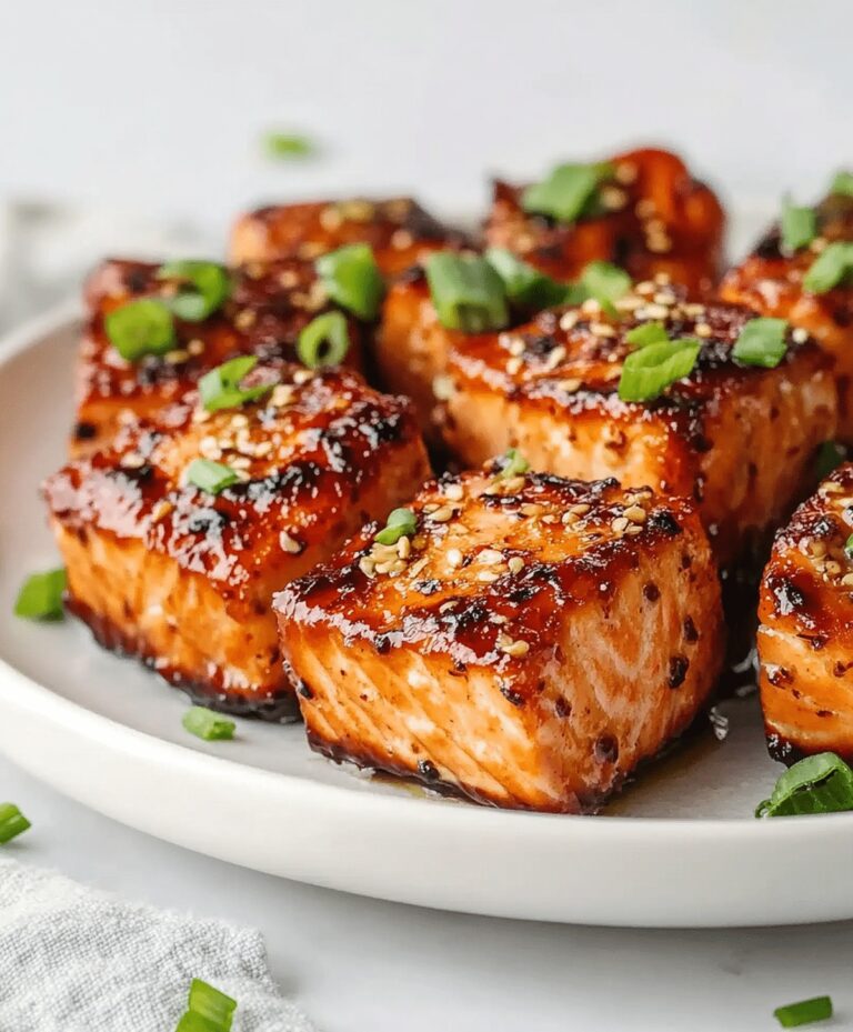Mouthwatering Honey Garlic Salmon Bites Recipe