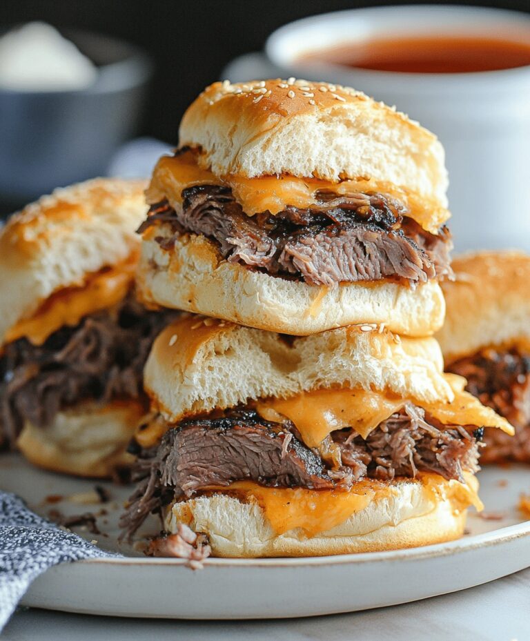 Easy Roast Beef And Cheddar Sliders Recipe